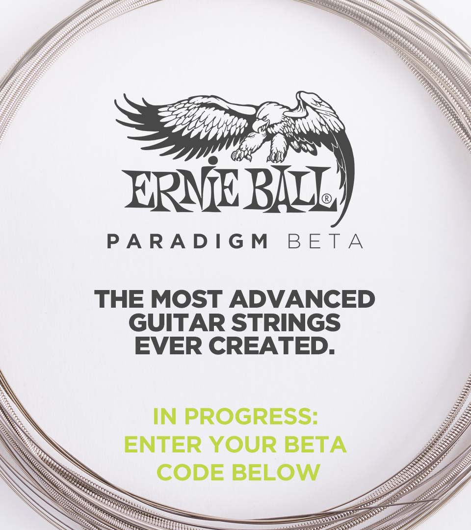 Ernie Ball Paradigm beta logo